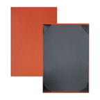 Thumbnail image #1 for Risch Rio RIO-1V 5.5X8.5 Hardback Reptilian Pattern Vinyl Menu Cover, 5-1/2" x 8-1/2", Single Case of 25