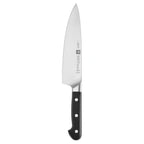 Thumbnail image #1 for Zwilling J.A. Henckels Pro 1002829 8-Inch Forged High-Carbon Steel Chef's Knife with Black Polymer Handle