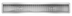 Thumbnail image #2 for KoolMore Commercial Stainless Steel Floor Trough Drain with Subway-Style Grating