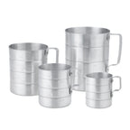 Thumbnail image #2 for Browne USA Foodservice 575605 2-Cup Aluminum Dry Measuring Cup with Capacity Markings