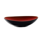 Thumbnail image #1 for 1880 Hospitality Rustic by Oneida® L6753074755 Porcelain Deep Coupe Plate, 10-1/4" Round, Two-Tone Crimson Glaze 1 Dozen