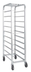 Thumbnail image #5 for Lifetime Tough Extra Heavy-Duty End-Load Aluminum Platter Rack with 5-Inch Swivel Casters, 10-Platter Capacity, 70-Inch Tall