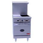Thumbnail image #1 for Royal Range of California Delux Series RDR-G24 24-Inch Gas Restaurant Range with Griddle, 3/4-Inch Plate & Space Saver Oven