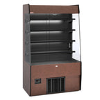 Thumbnail image #1 for Piper Products/Servolift Eastern R-GNG-HPRO-6 High-Profile Refrigerated Open Merchandiser, 72"W, 4 Adjustable Shelves, Black Exterior
