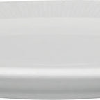 Thumbnail image #2 for International Tableware Sunburst™ SB-16 10-1/2" Round Porcelain Plate with Patterned Rim, Bright White 1 Dozen
