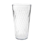 Thumbnail image #1 for G.E.T. GET 2232-1-CL Plastic Beverage Tumbler, 32 oz, Clear Textured SAN Case of 6 Dozen