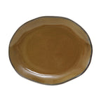 Thumbnail image #1 for Tuxton China Artisan GAJ-023 Ceramic Oval Platter, 13-1/4" x 11", Coupe Rim, Mojave 1 Dozen