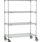Thumbnail image #1 for Metro Super Erecta SA-3672C-68-M4 Super Adjustable Mobile Wire Shelving Unit, 72"W x 36"D x 68"H, 600 lb. capacity per shelf, 1200 lb. capacity per