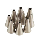 Thumbnail image #1 for TableCraft 13553 Stainless Steel Round Pastry Tip, 0.75"W x 0.75"D x 1.25"H Case of 48
