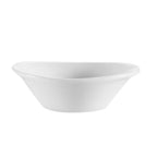 Thumbnail image #1 for CAC China Rkf JEL-3 3 oz Porcelain Oval Jelly/Sauce Dish Case of 6 Dozen