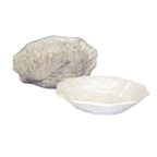Thumbnail image #1 for G.E.T. Let's Party LE-600-CL Leaf Platter, 6", Melamine, Clear Case of 2 Dozen