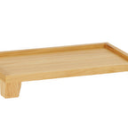 Thumbnail image #1 for Cal-Mil 23600-3-21 Oak Tapered Buffet Riser, 12"W x 20"D x 3.25"H