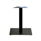 Thumbnail image #1 for Grosfillex VanGuard US504017 Aluminum Dining-Height Square Table Base, 22" x 22", Black