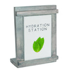 Thumbnail image #2 for Cal-Mil Aspen 3483-46-110 Menu Card Holder, 4" x 6"H, Gray-Washed Pine Wood Case of 6