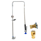 Thumbnail image #1 for Fisher 27130 Wall-Mount Pre-Rinse Faucet Unit, Swivel, Single-Lever, 31-Inch Riser, 15-Inch Hose, 1.15 GPM Spray Valve