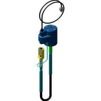 Thumbnail image #1 for Alfa International 25BP1 Commercial Fish Scaler, Overhead Mount, 4 ft Flexible Shaft, 1/3 hp