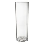 Thumbnail image #1 for G.E.T. Roc N' Roll SW-1444-1-CL Clear SAN Plastic Beverage Glass, 12 oz, 2-1/2 in Dia x 7 in H Case of 2 Dozen