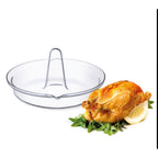 Thumbnail image #1 for Kadra Kitchenware Simax SX-6141 Glass Chicken Roaster, Clear, 9.4" x 5.1" Case of 6