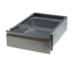 Thumbnail image #1 for Eagle Group 501572 Work Table Drawer Assembly, 20 x 20 x 5 in, 430 Stainless Steel, Removable Pan, Hemmed Safety Pull Handle