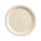 Thumbnail image #1 for Libbey Ultima, Kingsmen NR-9 9-1/2-Inch Round Stoneware Plate, Narrow Rim, Cream White