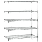 Thumbnail image #1 for Metro Super Erecta SA-2472C-63-A5 Super Adjustable Wire Add-On Shelving Unit, 72"W x 24"D x 63"H, 600 lb. capacity per shelf, 2000 lb. capacity per