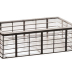 Thumbnail image #1 for Cal-Mil Madison 22607-12-13 Ice Housing with Clear Polycarbonate Pan, Black Wire, 12"W x 20"D x 6-1/2"H