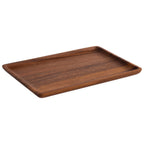 Thumbnail image #1 for Libbey APS Germany - Acacia APS 00793 Rectangular Acacia Wood Serving Board, 9-7/8"L x 6-5/8"W x 1/2"H, Without Handle
