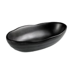 Thumbnail image #1 for Tableware Solutions USA Leone T8221 Oval Melamine Bowl, Black, 3-1/3 oz, 5-1/2 x 3-1/4 x 1 in