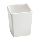 Thumbnail image #1 for TableCraft Products CW4012R Square Red Cast Aluminum Cold-Holding Bowl, 1.5 qt, 4-3/4" x 4-3/4" x 6"