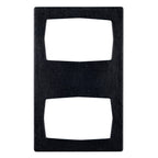 Thumbnail image #1 for G.E.T. Bugambilia T0B21-MOD Single Tile, 21-11/16" x 13-1/4", Cast Aluminum with Resin Coating, Two Rectangular Openings