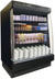 Thumbnail image #5 for Howard-McCray Low-Base Multi-Purpose Remote Open-Air Merchandiser, 51W x 34.5D x 60H, Black, 3-Tier Lit Shelves