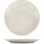 Thumbnail image #1 for International Tableware Roma RO-888 9-Inch Round Ceramic Healthcare Plate, Narrow Rolled Edge Case of 2 Dozen