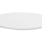 Thumbnail image #1 for Cal-Mil 24409-8-15 Round White Melamine Serving Tray, 8.75" Diameter x 0.75"H Case of 6