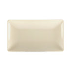 Thumbnail image #1 for G.E.T. Karma - EGS JW952T-ES Rectangular Melamine Plate, 9 x 5 x 1 in, Sand Interior with Ebony Exterior Case of 6