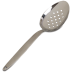 Thumbnail image #1 for JB Prince Chef Gray Kunz U718 Perforated Sauce Spoon, 2-1/2 Tbsp Capacity, 9"L, 18/10 Stainless Steel