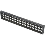 Thumbnail image #1 for AllPoints Foodservice Parts & Supplies 241011 Cast Iron Broiler Coal Grate, 4 x 20 in, Bottom Grate