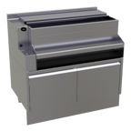 Thumbnail image #1 for Glastender, Inc. Elevation E-IB-36-CP10 Stainless Steel Underbar Ice Bin, 10-Circuit Cold Plate, 100-lb Capacity, 40W x 24D