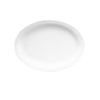 Thumbnail image #1 for G.E.T. Simplicity - EGS B913OV-W Melamine Oval Platter, 13-1/4 x 9-5/8 x 1-1/8H, White, Narrow Rim Case of 12