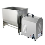 Thumbnail image #1 for Hakka Brothers Corp Hakka food processing FME40TB Electric Tilting Meat Mixer Tank, 65 lb Capacity, Stainless Steel
