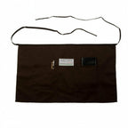 Thumbnail image #1 for Libertyware TXT-WABR Brown Poly/Cotton Waist Apron, 22" x 12", 3 Pockets Case of 72