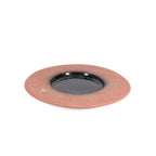Thumbnail image #1 for Mikasa Hospitality ASH FERRO 5351296 ECOMADE Fero Ash Wide Rim Plate, 12.20"W x 12.20"D x 1.18"H, porcelain, ash Case of 4