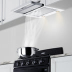 Thumbnail image #2 for Summit Commercial Summit Appliance HRTX24WADA 24-Inch White Retractable Under-Cabinet Range Hood, Recirculating, ADA-Compliant