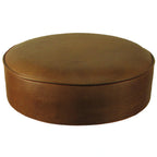 Thumbnail image #1 for Oak Street SL2129TOP-BUC Backless Vinyl Bar Stool Seat, Button-Top, Buckskin