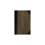 Thumbnail image #1 for Risch WOOD-2V 5.5X8.5 Double-Fold Wood Menu Cover, 5-1/2" x 8-1/2", 2-View, Black Insert Cards Case of 25