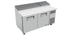 Thumbnail image #7 for True 67-Inch 2-Section Pizza Prep Table with 19-1/2-Inch White Polyethylene Cutting Board