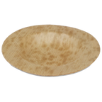 Thumbnail image #1 for JB Prince R1078 Round Bamboo Leaf Plate, 3-1/2" Diameter