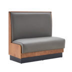 Thumbnail image #1 for ATSMFG ATS AT&S-AS-KR42-P GR7 Karender Standard Booth, single, 48" long x 42" high, Plain back, Upholstery and foam fitted over a computer-cut