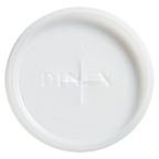 Thumbnail image #1 for Dinex Classic DX1193ST8714 Disposable Cup Lid, 2-1/4" Diameter, With Straw Slot, Translucent