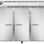 Thumbnail image #1 for Continental Refrigerator 3RESNSS Three-Section Extra-Wide Reach-In Refrigerator, Solid Doors, Stainless Steel, 85-1/2 in Wide
