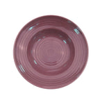 Thumbnail image #1 for CAC China Tango TG-3-PLM 9 oz Porcelain Pasta Bowl, 9" Round, Embossed Plum Case of 2 Dozen